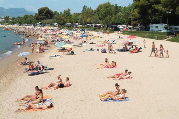 Mobile Homes By Kelair At Playa Montroig Camping Resort Tarragona Exteriör bild
